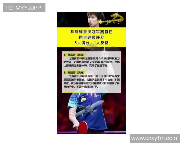 重庆乒乓球队在全国锦标赛积分榜上以67分稳居第一名展现强大实力